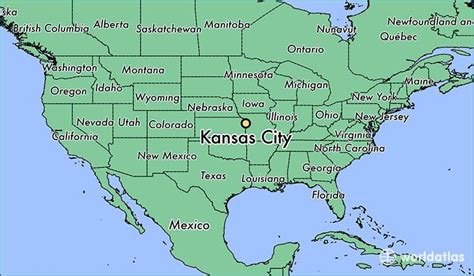 Where Is Kansas City Mo Kansas City Missouri Map