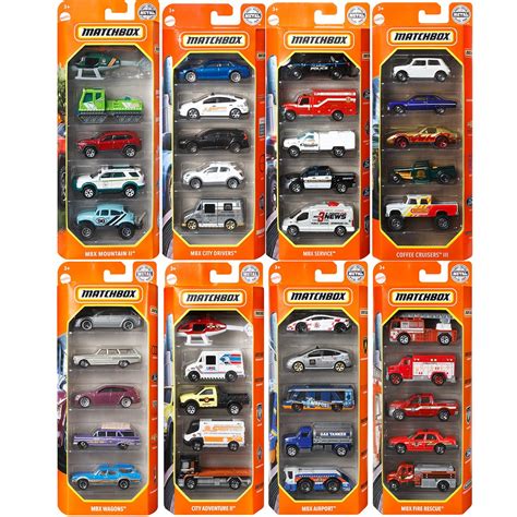 Matchbox Car Collection 5 Pack 2023 Mix 1 Vehicle Case Of 12