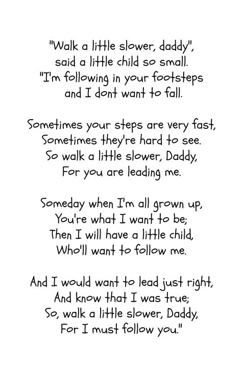 He tells us children every day just what should now be done. fathers day poems - Free Large Images