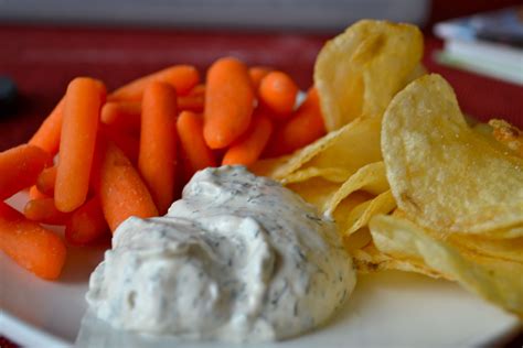 In a blender or processor, puree the sour cream with the chives and a pinch of salt and pepper until the chives are finely chopped. sour cream dips for chips