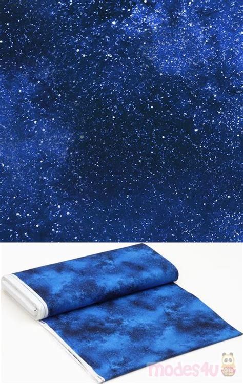 Timeless Treasures Dark Blue Galaxy Fabric Galaxy Fabric Space