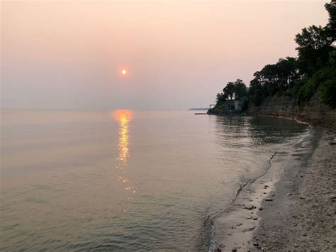 Wind Brings Western Wildfire Smoke To Hover As Haze Over Great Lakes