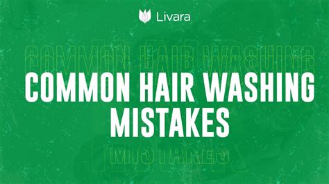 Common Hair Washing Mistakes Youtube