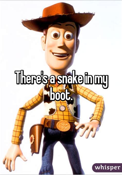 Theres A Snake In My Boot