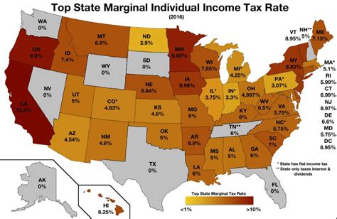 Income Tax Rates By State R2cents