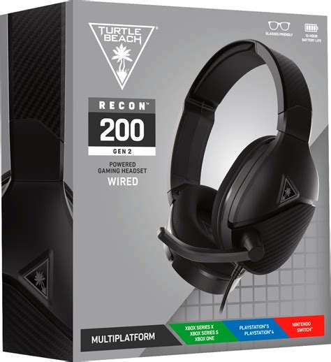 Turtle Beach Recon 200 Gen 2 Powered Gaming Headset For Xbox One And Xbox