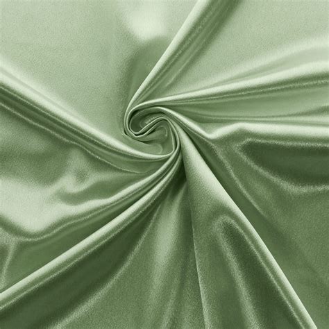 Crepe Back Satin Fabric Celadon By The Yard
