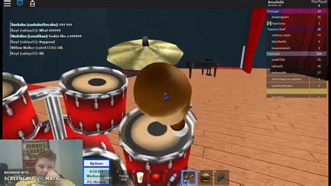 Lets Play Roblox High School Awesome Drum Player Youtube