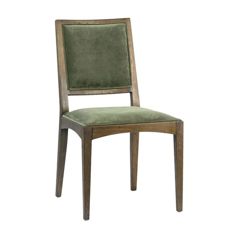 Sage Velvet Dining Chair Chairish