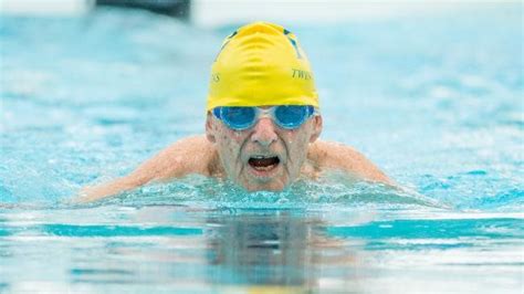 99 Year Old Swimmer Breaks World Record George Herald