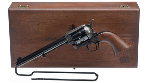 Cased Colt Single Action Army Peacemaker Centennial Revolver Rock Island Auction