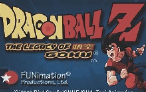 It later got a rerelease in a double pack with dragon ball z: Dragon Ball Z - The Legacy Of Goku (GBA) - Unblocked Games