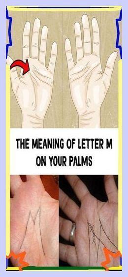 you have the letter ‘m on the palm of your hand this is what it means lettering m on palm