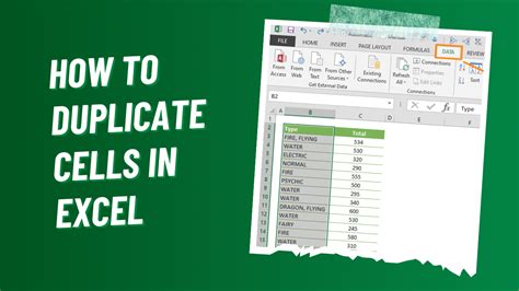 How To Duplicate Cells In Excel Earn And Excel