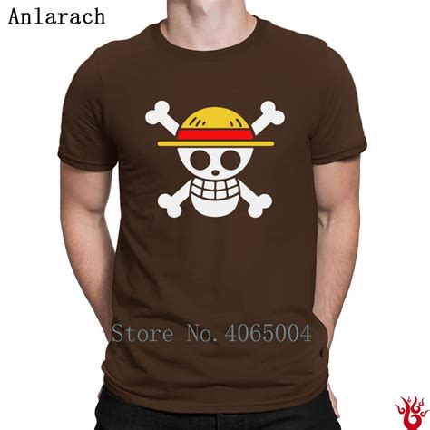 New One Piece Pirates Flag Logo Luffy Anime Manga Tshirts Outfit Mens T