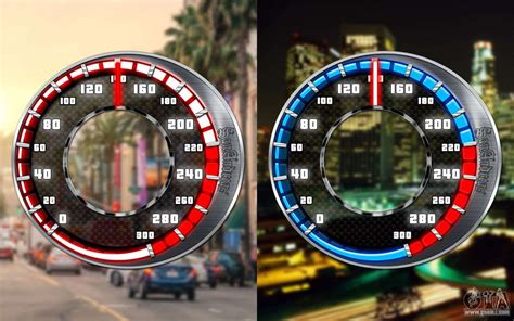 Speedometer Gta Sa Style V16x9 Widescreen For Gta San Andreas