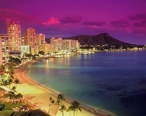 A Walking Tour In The Waikiki Beach Area Of The City Of Honolulu On The
