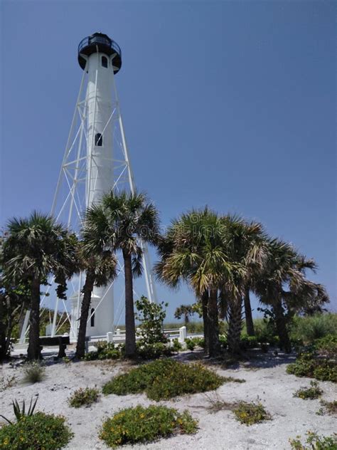 Range Light On The Island Of Boca Grande Florida Stock Image Image Of