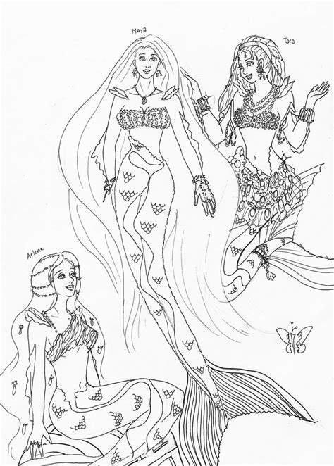 Printable the little mermaid coloring page to print and color. Mako Mermaid Coloring Pages - Coloring Home