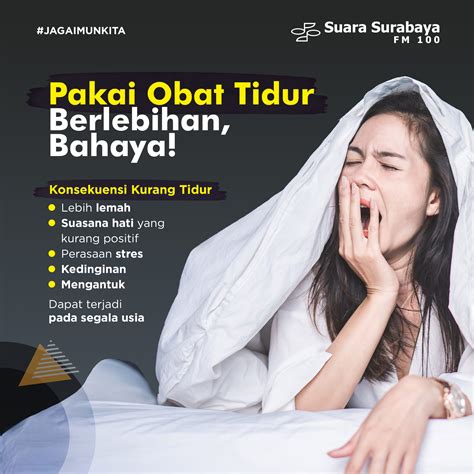 Pakai Obat Tidur Berlebihan, Bahaya!