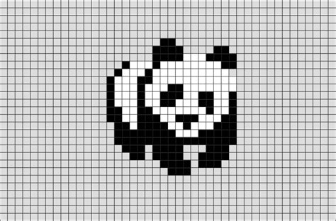 Panda Pixel Art Brik