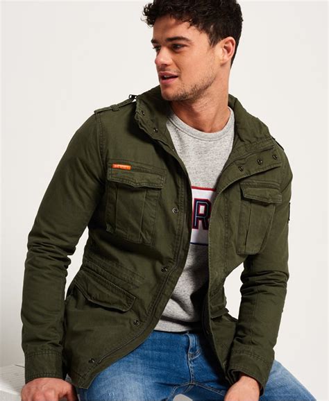 Superdry Rookie Military Jacket Mens Jackets And Coats