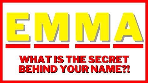 Whats The Secret Meaning Of Your Name Personality Test Youtube
