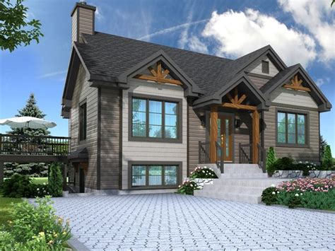 Get things straight the craftsman digital level takes the guesswork out of reading or calculating angles, grades and plumb. 027H-0466: Split-Level Craftsman House Plan (With images ...