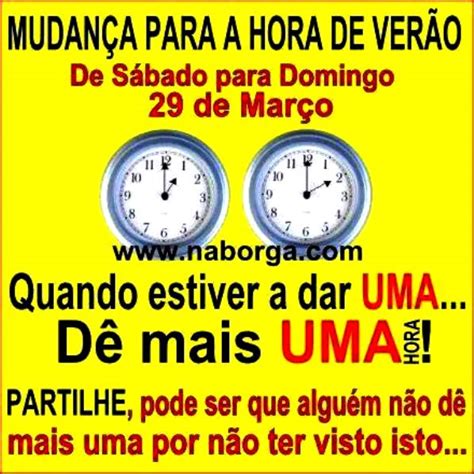 Se hora deixar de mudar portugal acorda de noite. Mudança da hora em Portugal - Muito Importante!!! | BigSlam