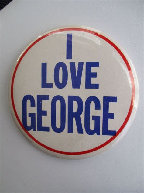 I Love George Harrison Collectors 1964 Beatle Pin Etsy Buttons