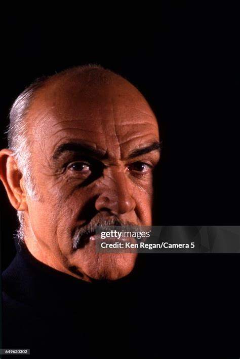 Actor Sean Connery Is Photographed For Entertainment Weekly Magazine