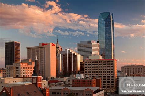 Usa Oklahoma Oklahoma City Elevated Stock Photo
