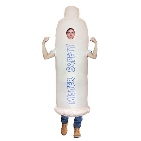 Inflatable Condom Mascot Costume Mister Safety Adult Condom Costume Buy Condom Costumeadult