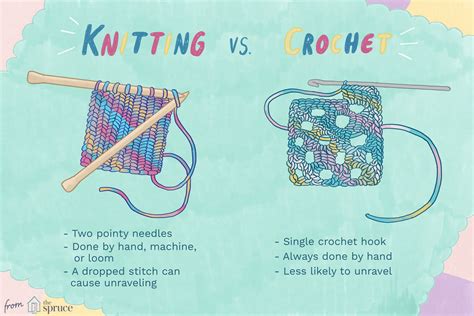 Learn The Differences Between Knitting And Crocheting