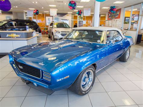 69 Chevrolet Camaro Rally Sport 327 Convertible In Azure Turquoise