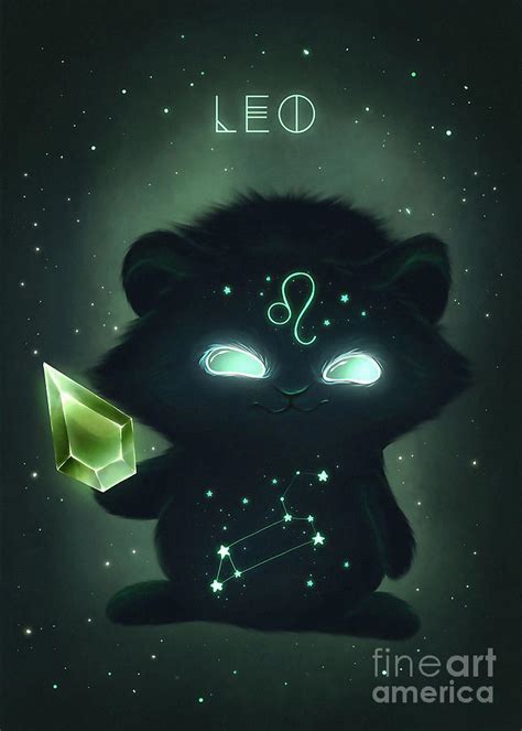 Leo Cute Monter Matcos Zodiac Sign Luminescent Constellation Mixed