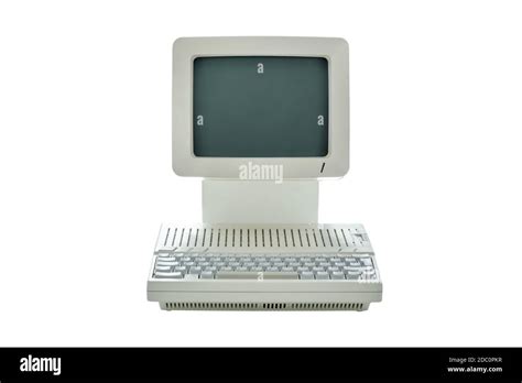 Vintage Retro Classic Desktop Computer From The Eighties With
