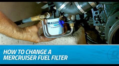 How To Change A Mercruiser Fuel Filter Youtube