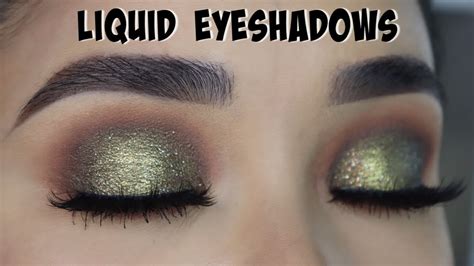 How To Apply Liquid Eyeshadows Beginners Youtube