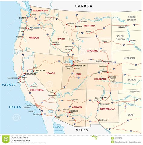 In terms of territory, it is the largest of the four regions in the united states. Map Of Western Us A Collaboration With People All Across ...