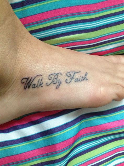 Walk By Faith Tattoo Faith Tattoo Hope Tattoo Beautiful Tattoos