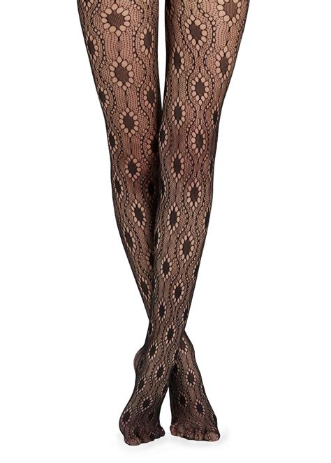 Floral Fishnet Tights Calzedonia