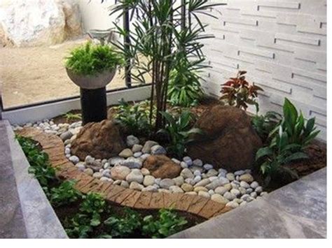 Ideas para jardines pequeños con piedras. diseño de jardines interiores pequeños (con imágenes ...