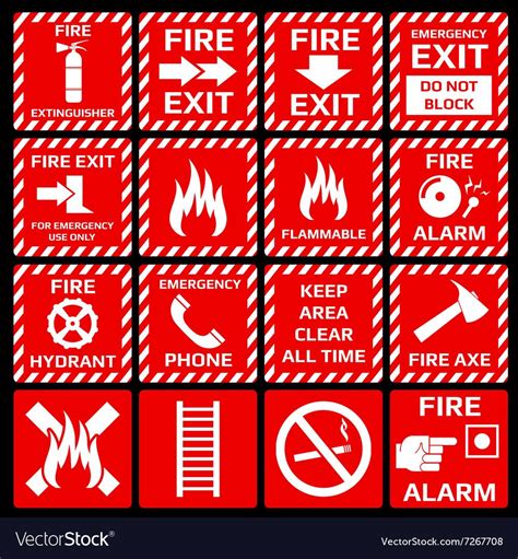 Commercial security industry security equipment alarm system shop online. Fire alarm symbols set Royalty Free Vector Image , #AD, # ...