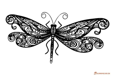 Encourage your child's imagination skills with these beautiful butterfly coloring pages printable, which depict them in various shapes and sizes. Butterfly Coloring Pages - Print or Download for Free | Butterfly coloring page, Mandala tattoo ...