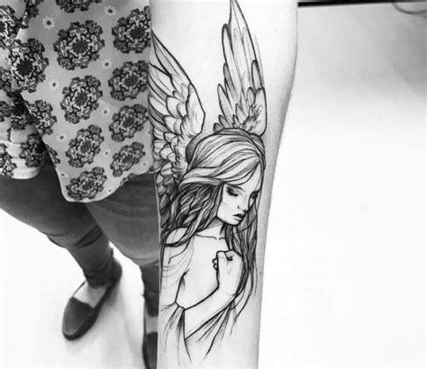 Top 58 Angel Tattoos