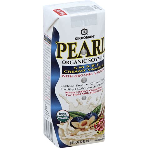 Kikkoman Pearl Soymilk Organic Smart Creamy Vanilla Shop Super