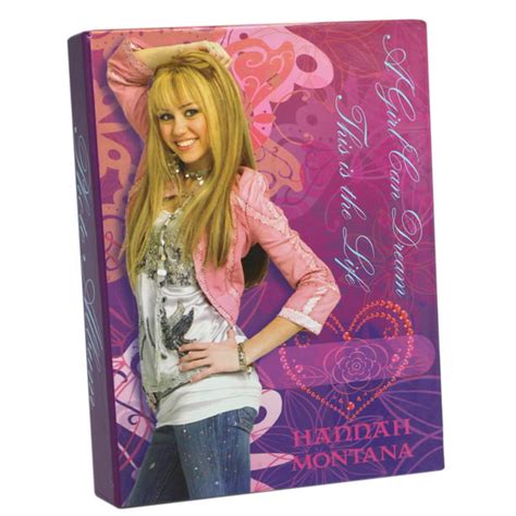 Disneys Hannah Montana Hot Pinkviolet Kids Hard Cover Photo Album