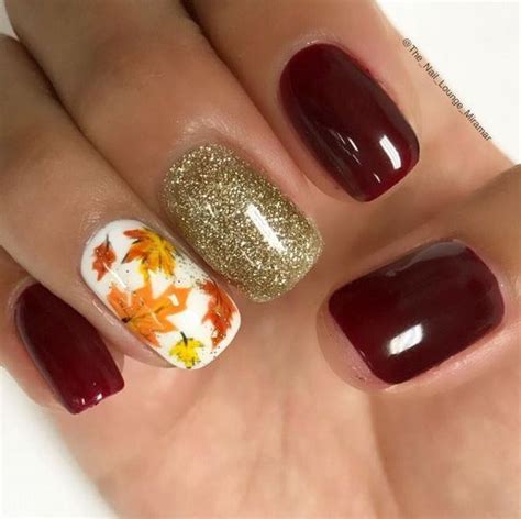 50 Fall Nail Art Ideas And Autumn Color Combos To Try On This Season Hike N Dip Thanksgiving