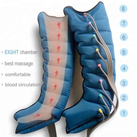 China 8 Chambers Intermittent Pneumatic Compression Massage For